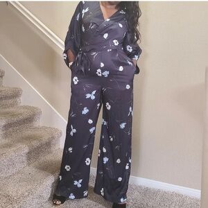 Anthropologie | Sachin & Babi Floral Jumpsuit Sz 20
